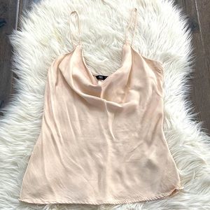 Crawl neck cream zara top